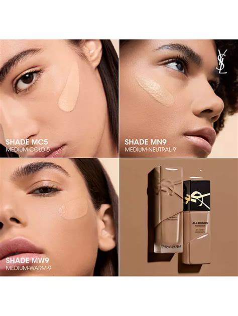 ysl all hours foundation match|yves saint laurent all hours foundation.